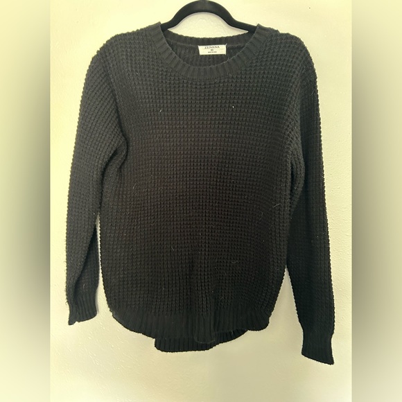 Three Bird Nest with Zenana XS waffle knit sweater NEW! - Picture 5 of 8